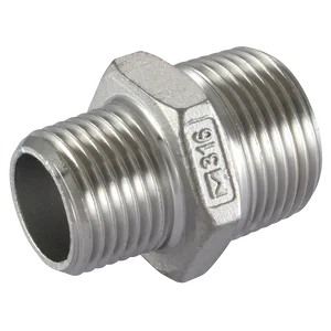 BSPT MALE HEX NIPPLE 316