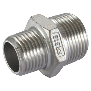 BSPT MALE HEX NIPPLE 316
