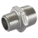 1/2 X 3/8 BSPT MALE HEX NIPPLE 316