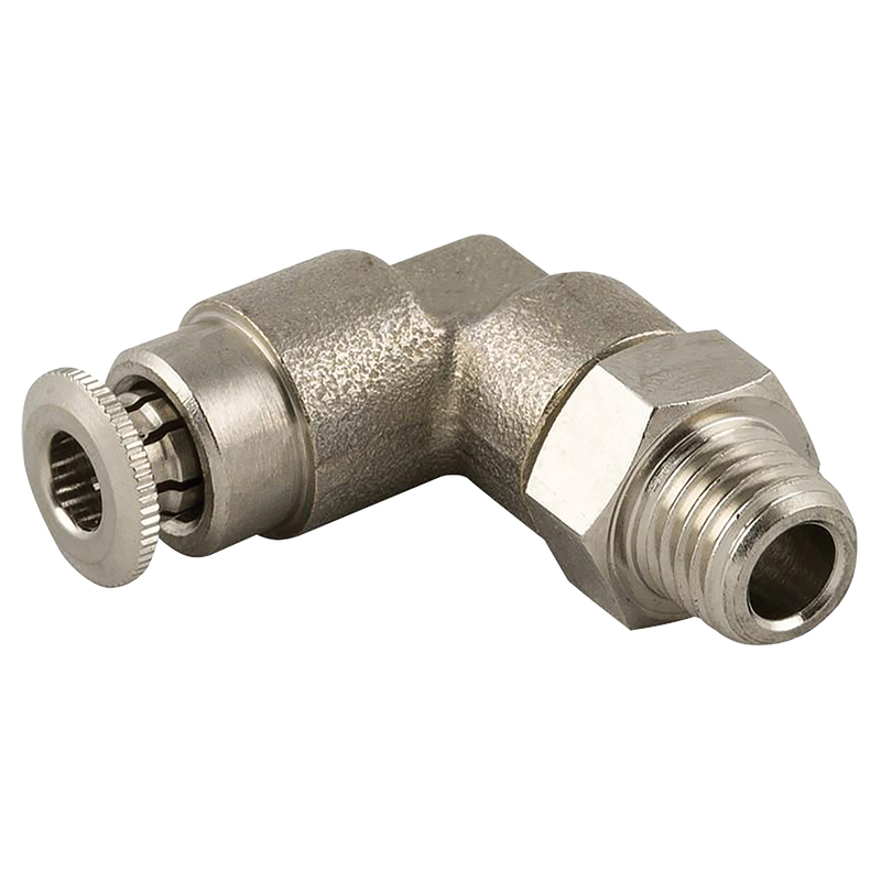 SWIVEL ELBOW ADAPTOR 6-M10X1
