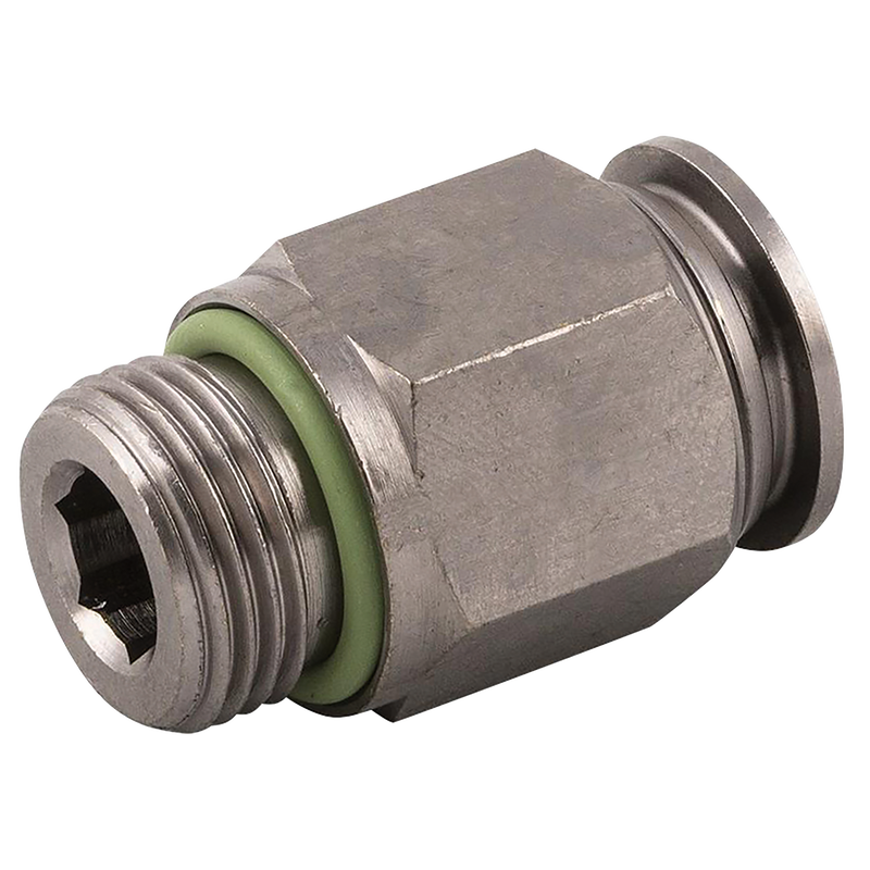 STR MALE ADAP BSPP 6MM X 1/4
