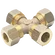 10MM OD EQUAL BRASS CROSS