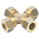 10MM OD EQUAL BRASS CROSS