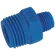 1/2X1/4 BSPT MALE UNEQUAL NIPPLE BLUE
