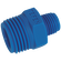 1/2X1/4 BSPT MALE UNEQUAL NIPPLE BLUE