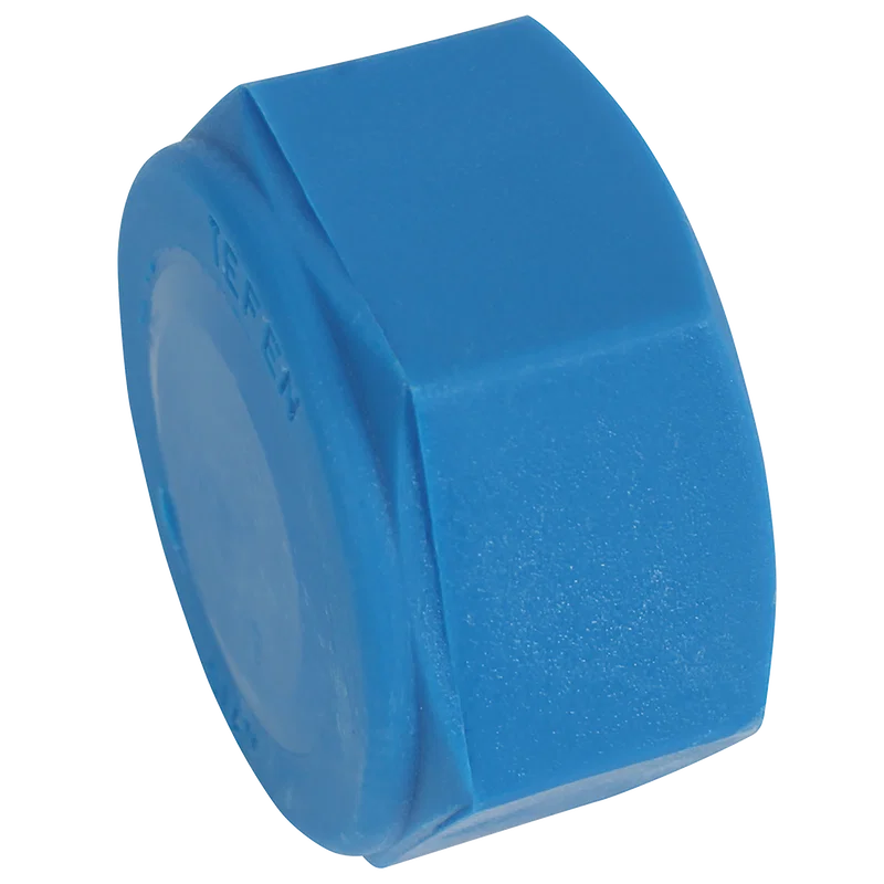 BSPT FEMALE BLANKING CAP BLUE