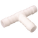 10MM ID EQUAL PUSH-ON TEE WHITE