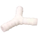 10MM ID EQUAL Y PIECE PUSH-ON WHITE