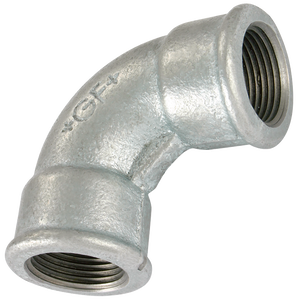 BSPP FEM/FEM SHORT BEND GALV GF2AG