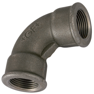 BSPP FEM/FEM SHORT BEND BLACK GF2A