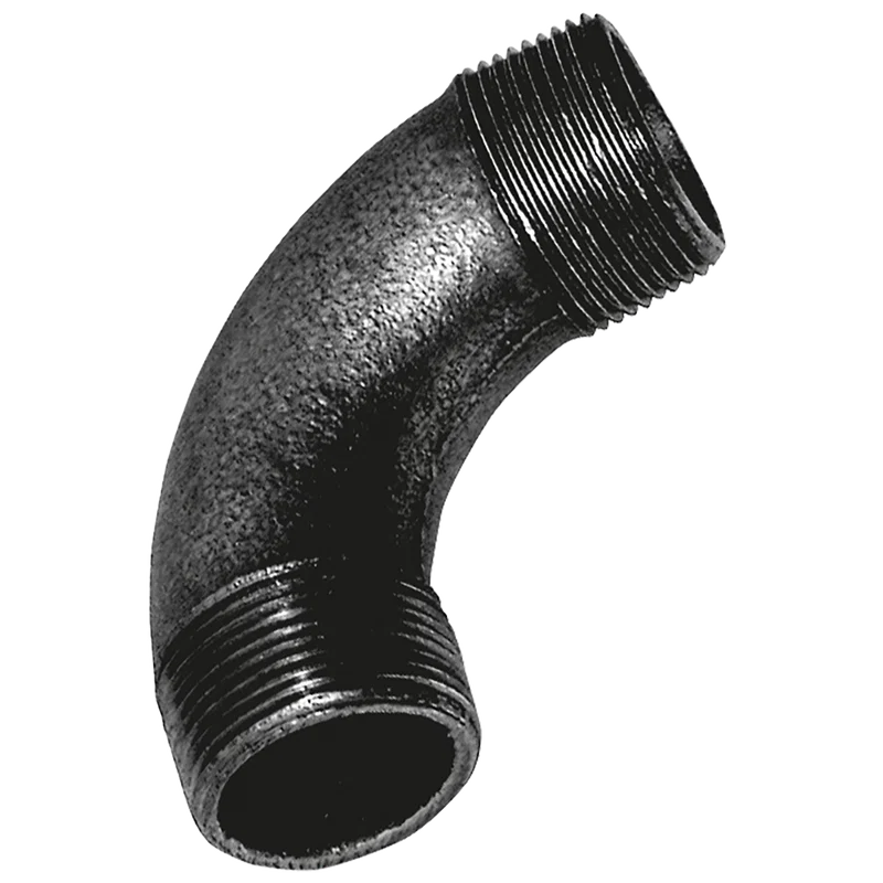 BSPT MALE EQUAL BEND BLACK GF3