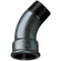 1.1/2BSP/T MALE/FEM 45 BEND BLACK GF40