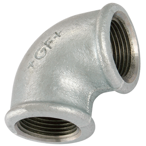 BSPP FEM EQUAL 90 ELBOW GALV GF90G