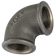 1X1/2    BSP FEM REDU ELBOW BLACK GF90