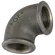 1.1/2BSPP FEM EQUAL 90 ELBOW BLACK GF90