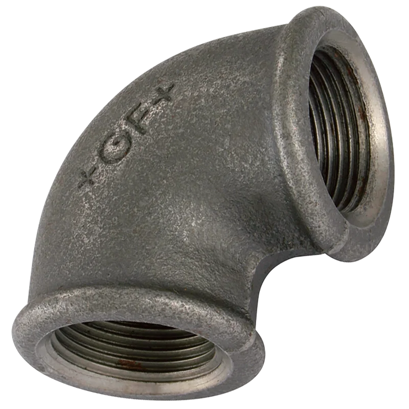 BSPP FEM EQUAL 90 ELBOW BLACK GF90