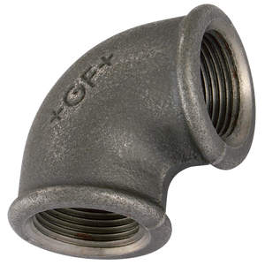BSPP FEM EQUAL 90 ELBOW BLACK GF90