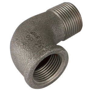 BSP/T MALE/FEM ELBOW 90 BLACK GF92