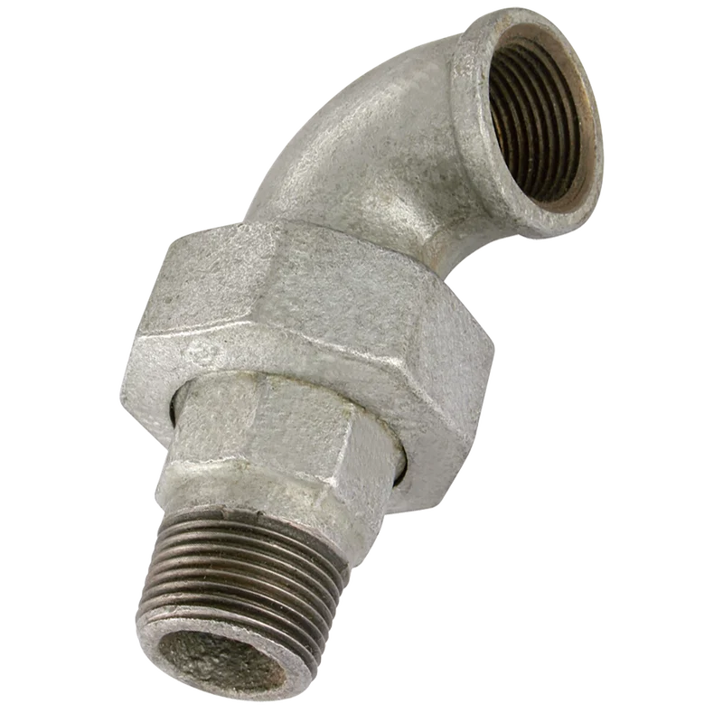 1/2  BSP/T M/F T/SEAT 90DEG GALV GF98G