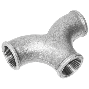 BSPP FEM TWIN ELBOW GALV GF132G