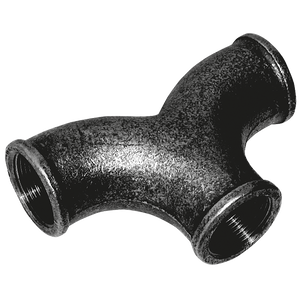 BSPP FEM TWIN ELBOW BLACK GF132