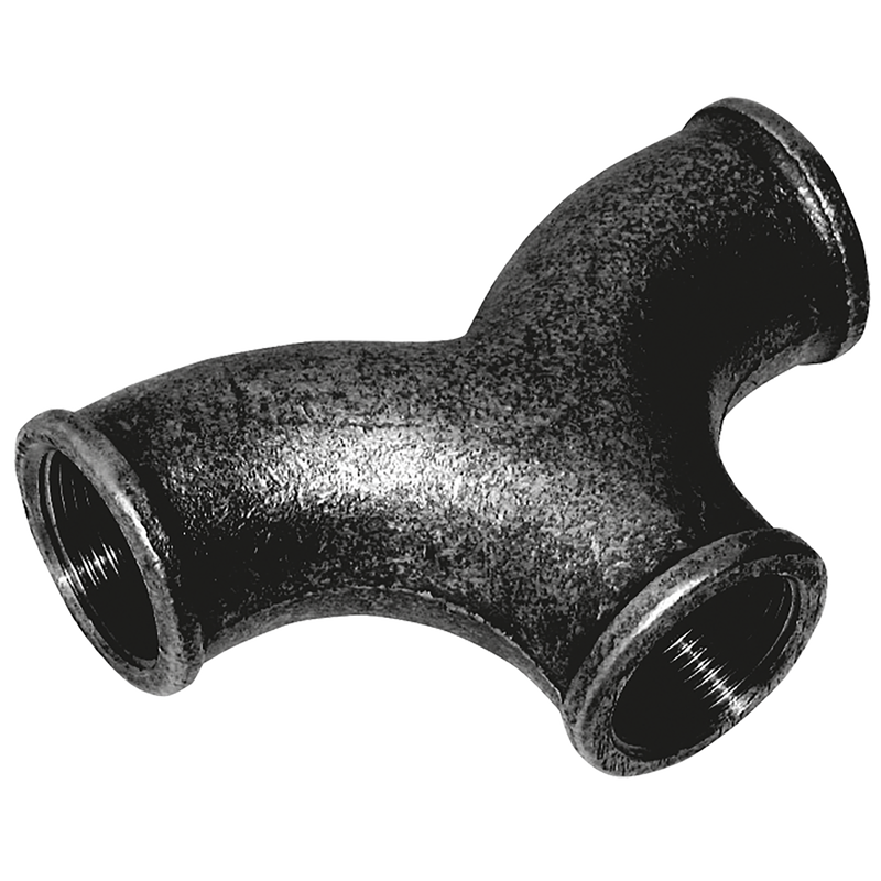 BSPP FEM TWIN ELBOW BLACK GF132