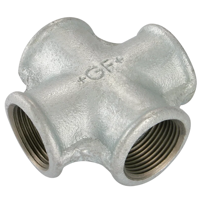 BSPP FEM EQUAL CROSS GALV GF180G