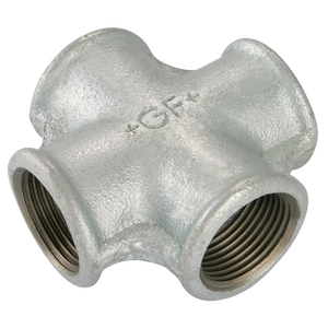 BSPP FEM EQUAL CROSS GALV GF180G