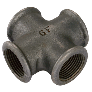 BSPP FEM EQUAL CROSS BLACK GF180