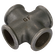 1.1/4 BSPP FEM EQUAL CROSS BLACK GF180