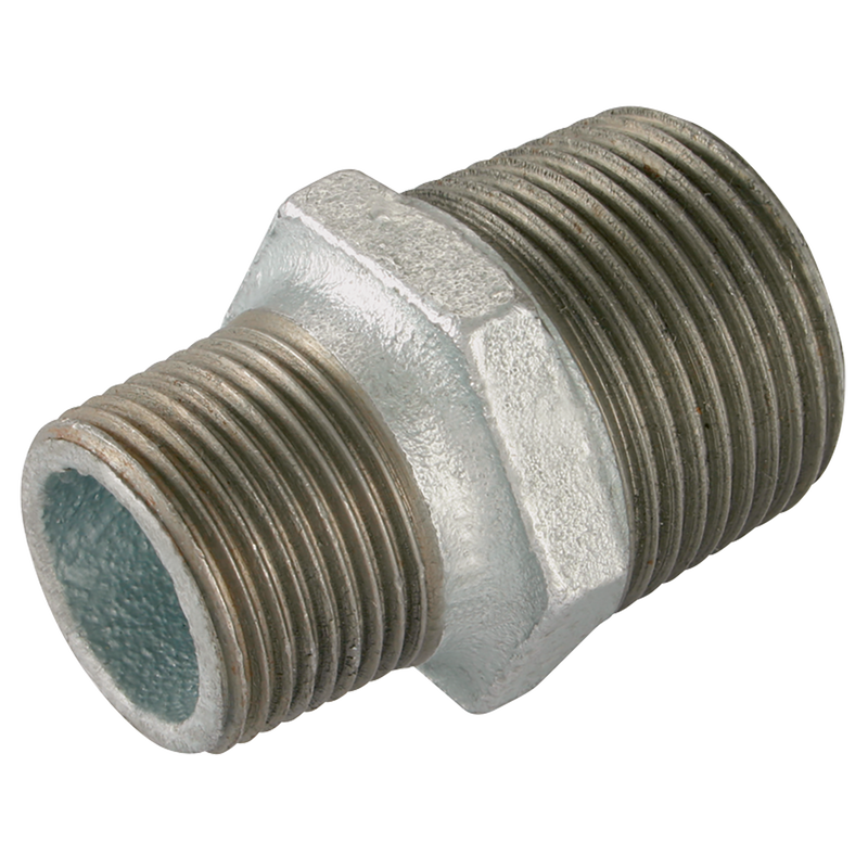 1X1/2    BSPTM HEX NIPPLE GALV GF245G