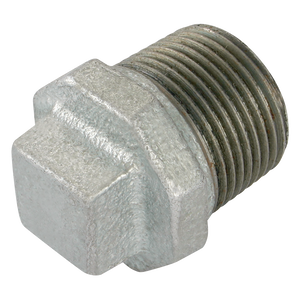 BSPT MALE BEADED PLUG GALV GF290G