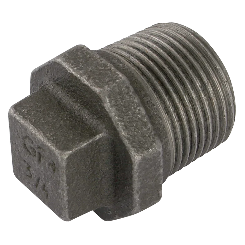 BSPT MALE BEADED PLUG BLACK GF290
