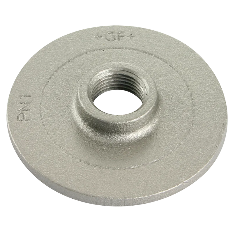 1.1/2BSPP FLANGE UNDRILLED GALV GF321G