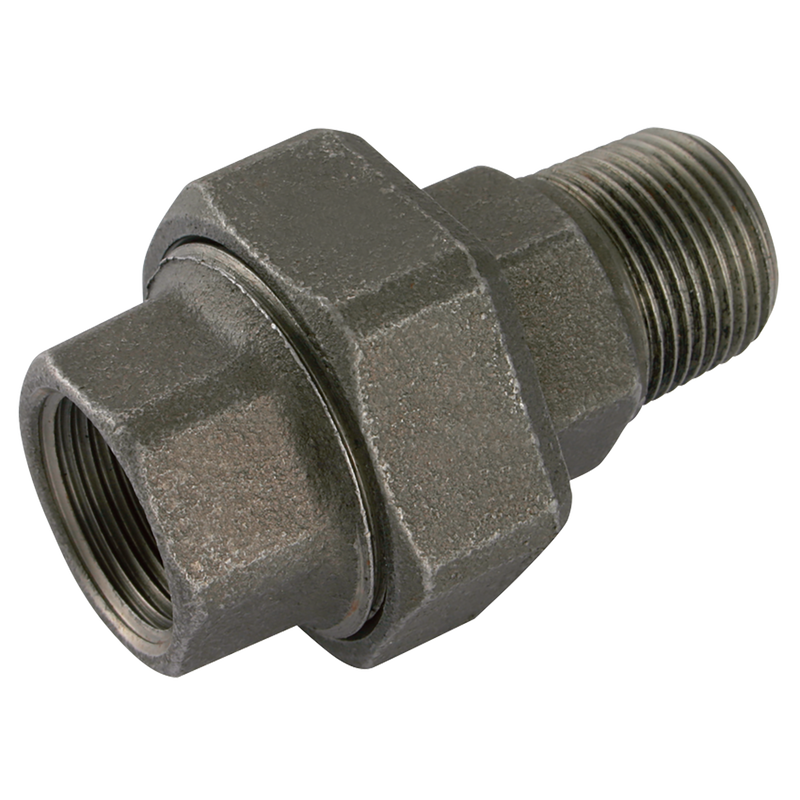 1/2 BSP/T M/F T/SEAT UNION BLACK GF341