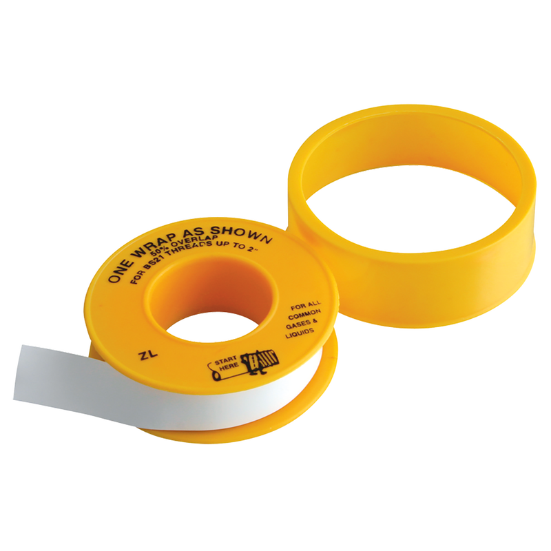 GAS APPROVED PTFE TAPE 12MM X 5M
