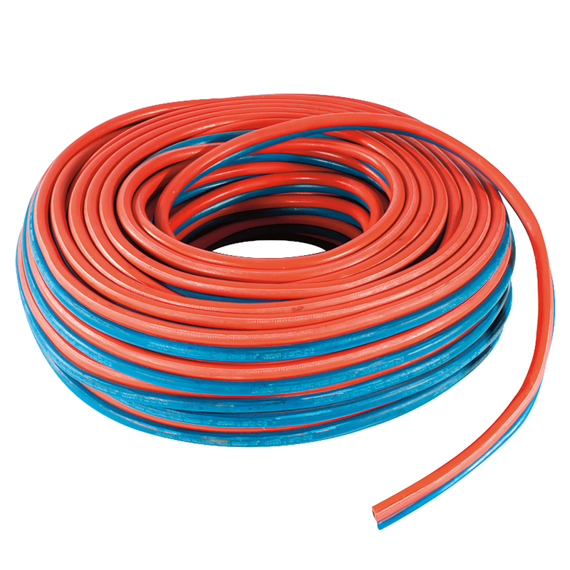 BLUE OX/RED ACT TWIN HOSE 50M