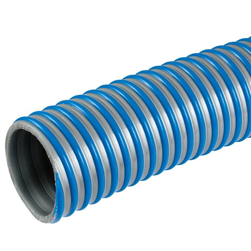 GSE GREY/BLUE SUPER ELASTIC SUCTION HOSE 30MTR COILS