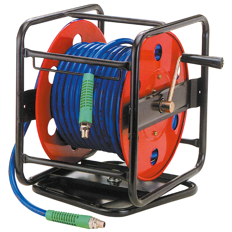 AIR HOSE REEL WITH 360o ROTARY BASE
