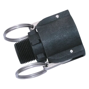 BSPT MALE COUPLER B POLYPROP