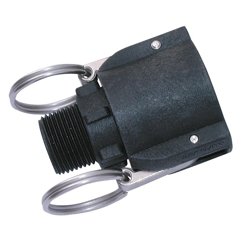 BSPT MALE COUPLER B POLYPROP