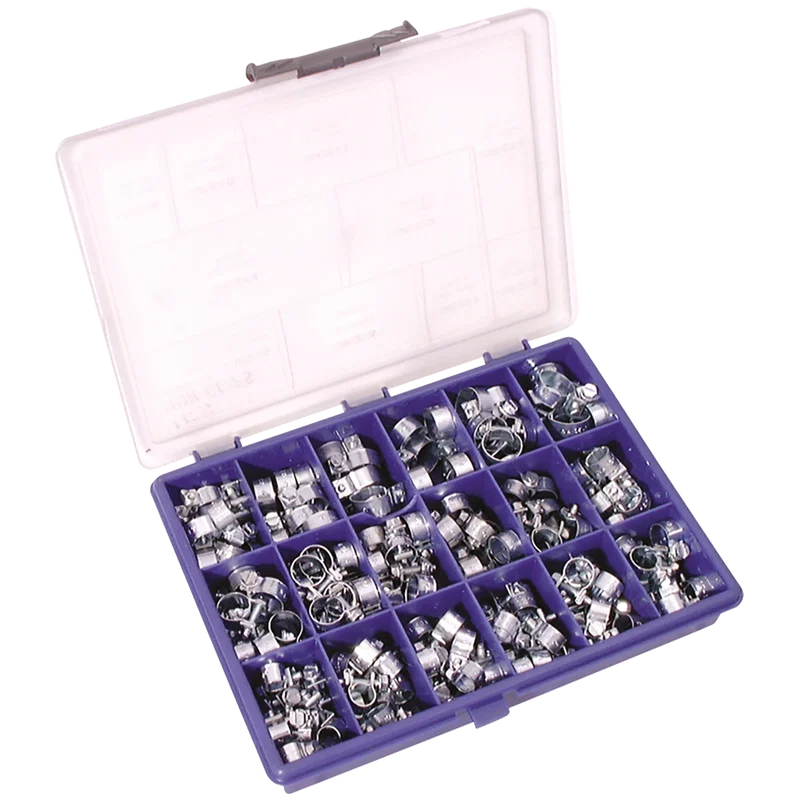 157 ASSORTED ZINC PLATED MINI CLIPS