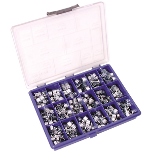 157 ASSORTED ZINC PLATED MINI CLIPS