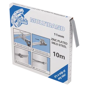 10MTR X 11MM MILD ZINC PLATED MULTIBAND