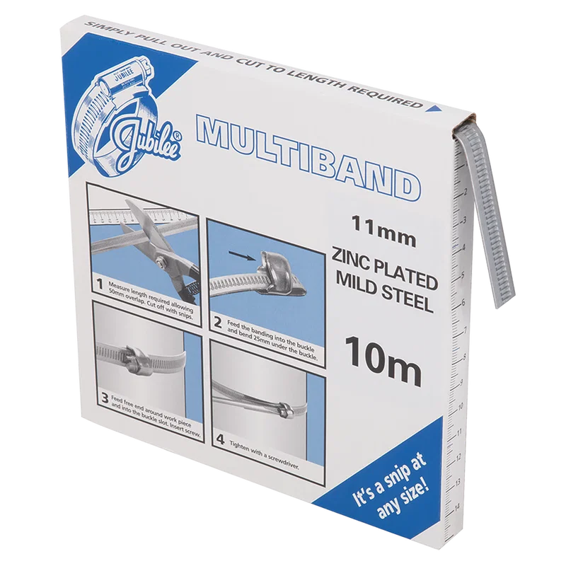10MTR X 11MM MILD ZINC PLATED MULTIBAND