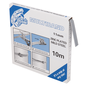 10MTR X 11MM MILD ZINC PLATED MULTIBAND