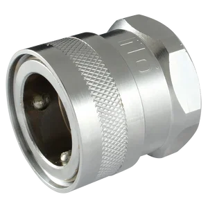 1 COUPLER WITH VALVE X 1 BSP FEMALE