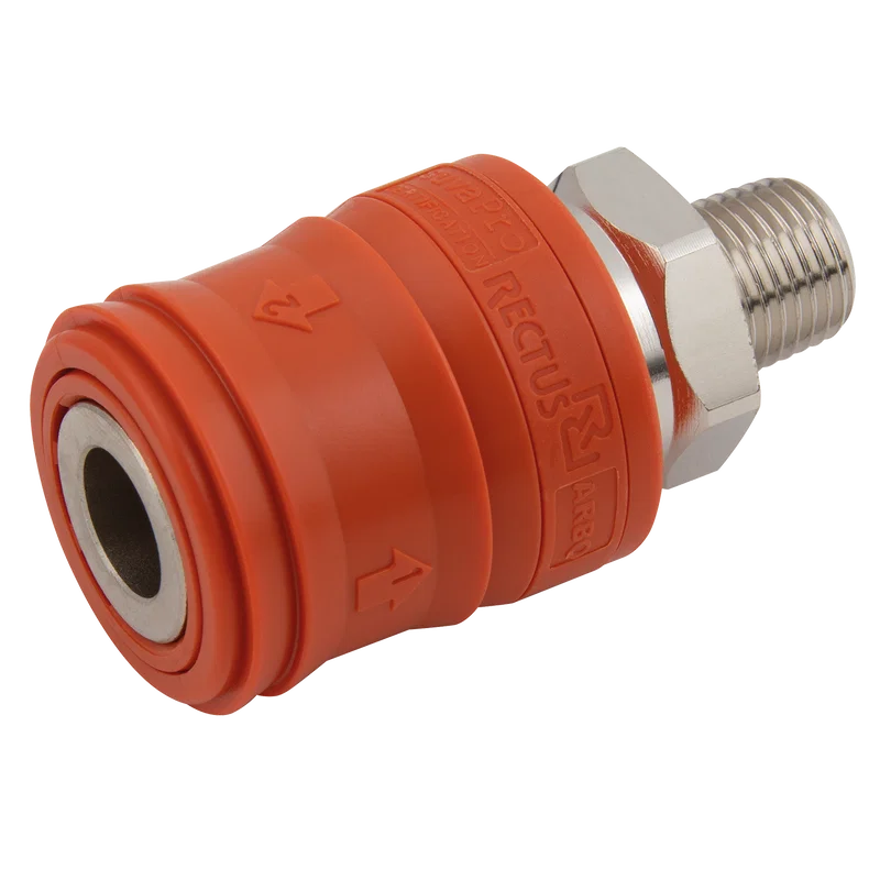 1/2 BSPT MALE SELF VENT COUPLING