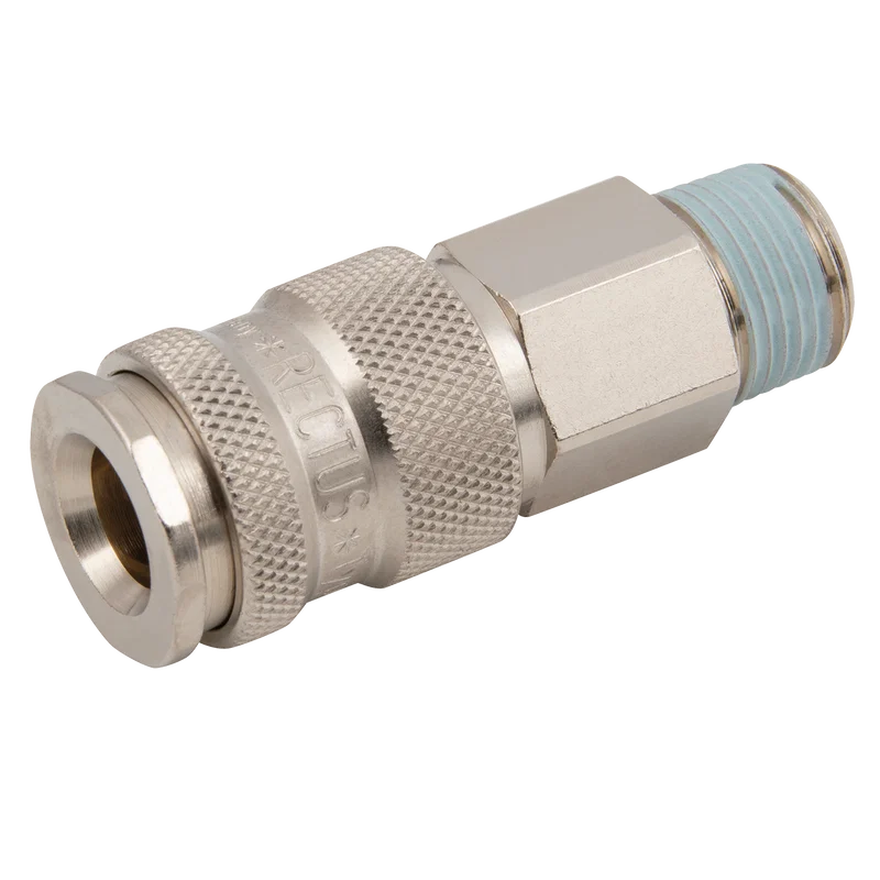 BSPP MALE COUPLING BRASS NP