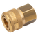 3/8 BSPP FEM  COUPLING BRASS